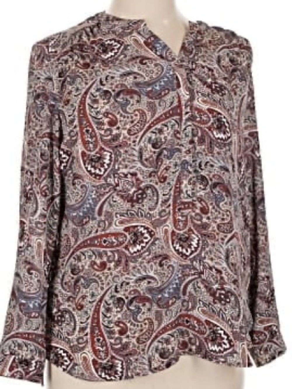Roz & Ali Paisley Blouse, 1X